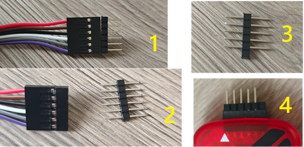 Preparing the 5-pin connector